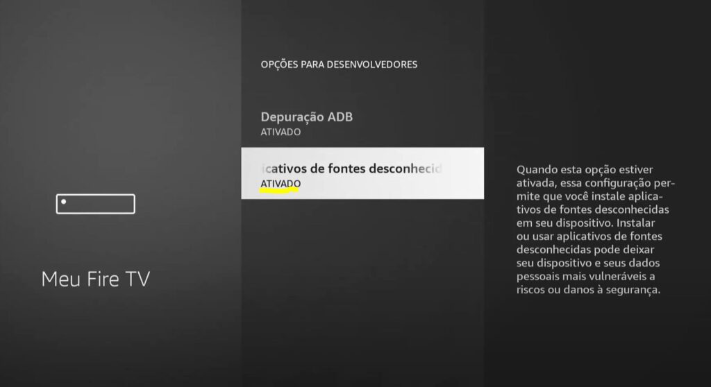 fire tv desenvolvedor